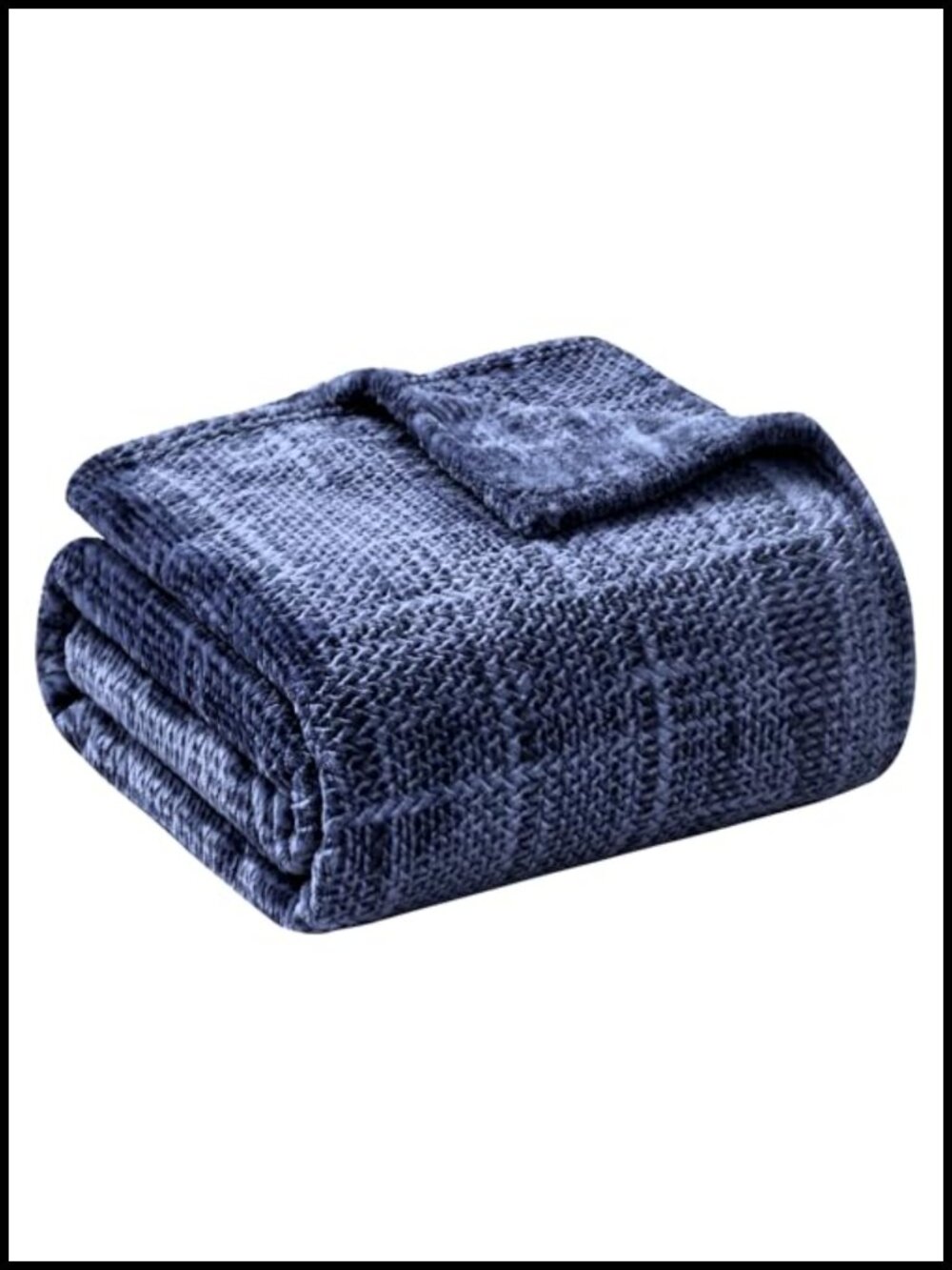 Fleece Throw Blanket 3D Jacquard Soft Cozy Lightweight for Couch Bed Sofa